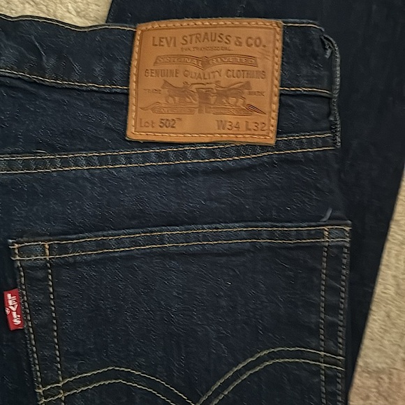 Levi’s 502 Men’s Stretch Jeans 34/32 - Picture 3 of 3